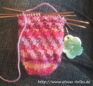 Toe-Up-Babysocken Spiralsocken